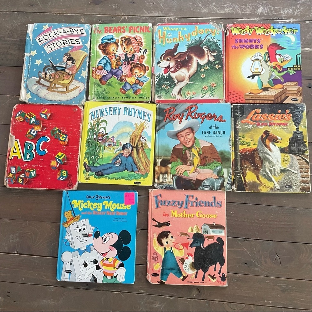 Classic Children's Stories Vintage 50's Lot of‎ 10 Hardback Books